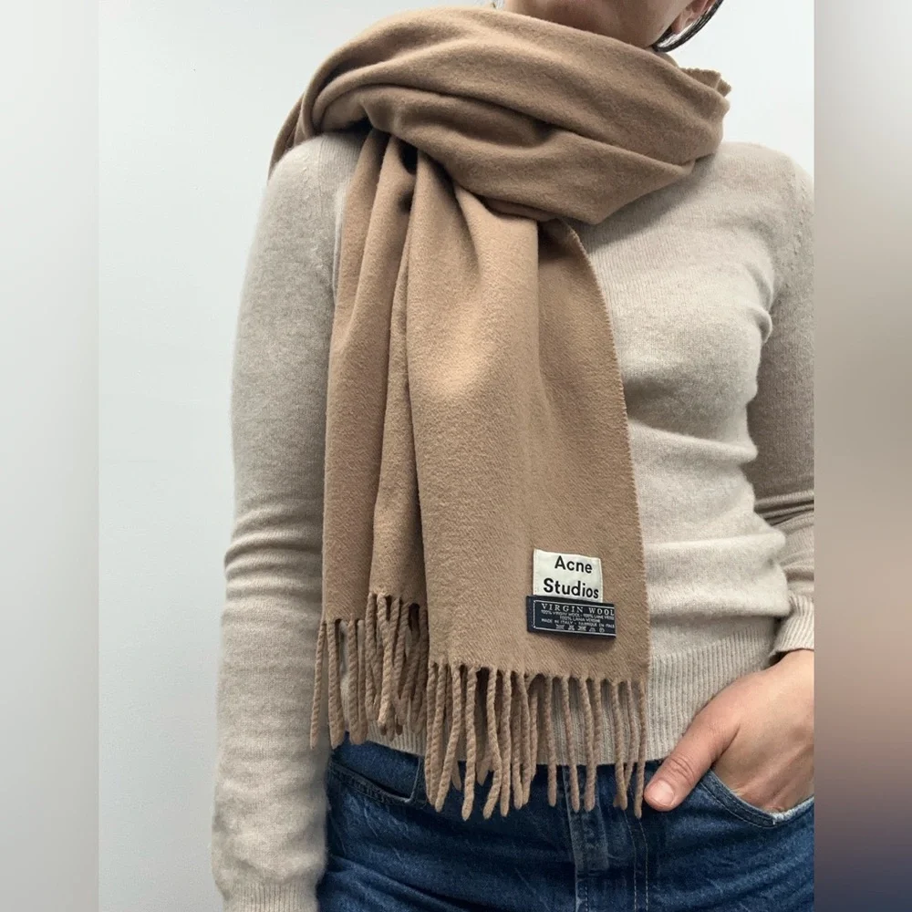 Acne Studios Virgin Wool Scarf - Picture 2 of 7